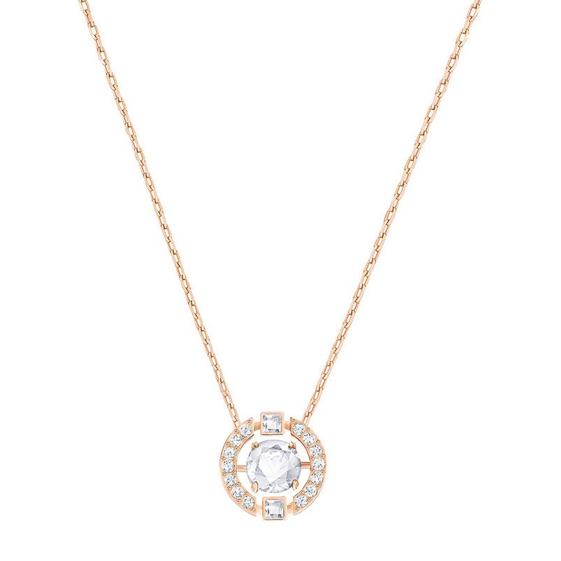 Collier Swarovski Sparking Necklace cercle doré rose 5272364