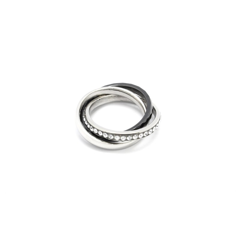 Bague en Acier et Céramique