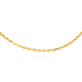 Collier Carador forçat diamanté Or jaune 375/000