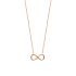 collier Carador collection Happy motif infini plaqué or