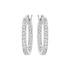 Boucles d'oreilles Créoles Swarovski Summerset argenté 1172374