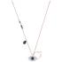 Collier Swarovski Evil Eye doré rose 5172560