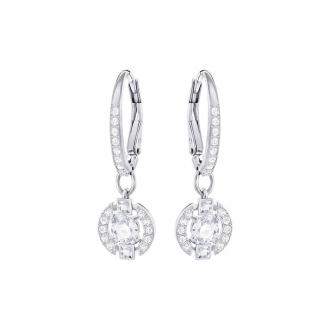 Boucles d'oreilles Swarovski Sparkling dance round argenté 5272366