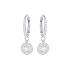 Boucles d'oreilles Swarovski Sparkling dance round argenté 5272366