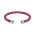 Bracelet jonc ouvert Swarovski Crystaldust Fuchia 5292439