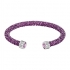 Bracelet jonc ouvert Swarovski Crystaldust Heart violet 5278499