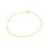 Bracelet or jaune 375/000 femme fantaisie tube