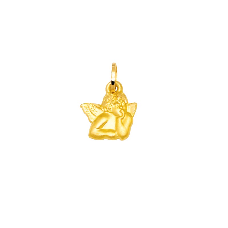 Pendentif Carador or jaune 375/000 en forme d'ange