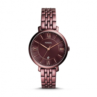 Montre Femme Fossil Jacqueline acier bordeaux ES4100