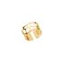 Bague Les Georgettes Nid d'abeille finition or brillant 70298000100052