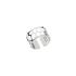 Bague Les Georgettes Nid d'abeille finition argent brillant 70298001600052