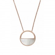 Collier femme Skagen Elin doré rose et nacre SKJ0997791 Collier femme Skagen Elin doré rose et nacre SKJ0997791