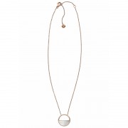 Collier femme Skagen Elin doré rose et nacre SKJ0997791 Collier femme Skagen Elin doré rose et nacre SKJ0997791