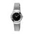 Montre Femme Elixa Beauty milanaise Argentée cadran noir E090-L341