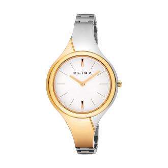 Montre femme Elixa Beauty acier argenté et doré E112-L453