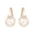 Boucles d'oreilles Swarovski Bella V dorées rose et cristal rose 5299318