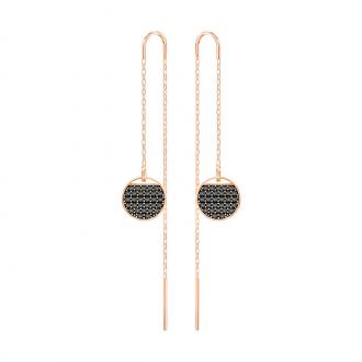 Boucles d'oreilles Swarovski Ginger Chain dorées rose 5347293