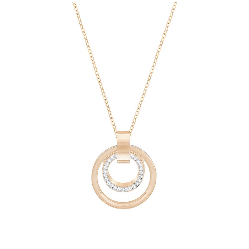 Collier Femme Swarovski Hollow Medium doré rose 5349418