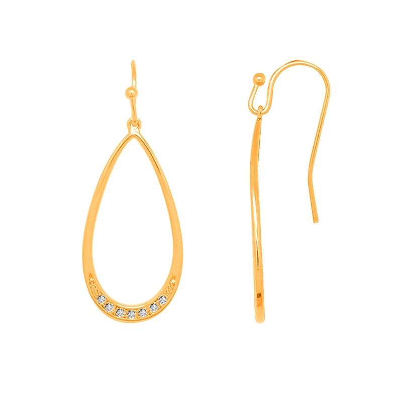 Boucles d'oreilles Carador Plaqué or jaune 375/000e 