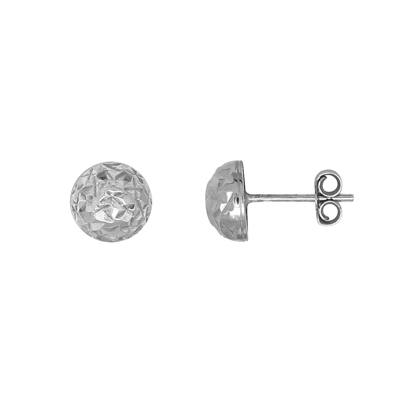 Boucles d’oreilles Carador Argent 925/000 forme bombée