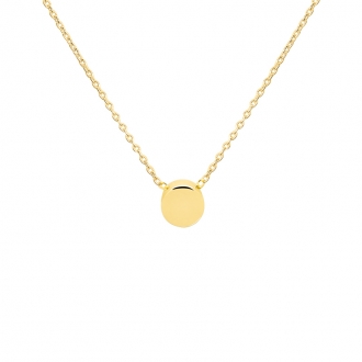 Collier Carador Or jaune 375/000 forme géométrique tendance