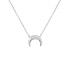 Collier lune Carador en Argent 925/000