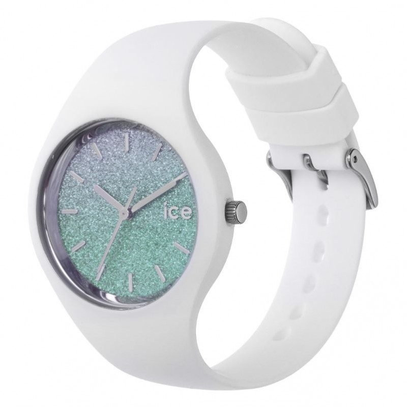 Montre Ice Lo Blanc et Turquoise Taille S 013426