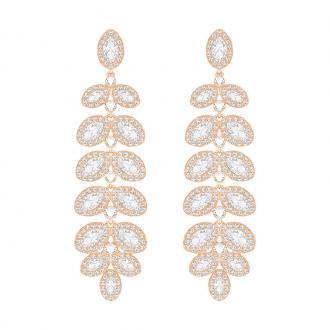 Boucles d'oreilles Swarovski Baron plaqué or rose 5350617