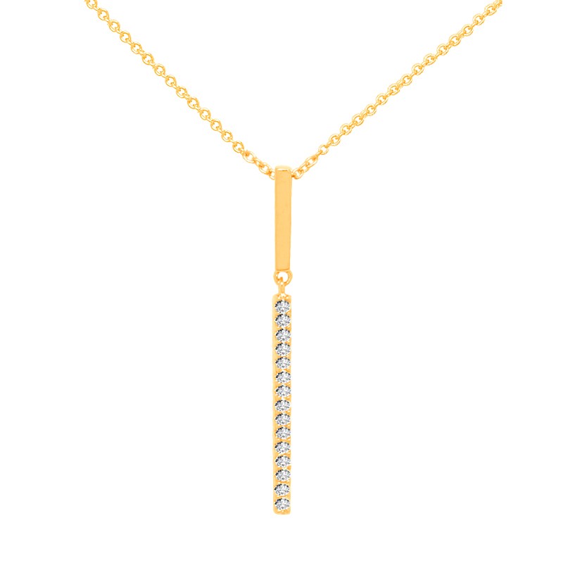 Collier Carador plaqué or 52ET161CZ