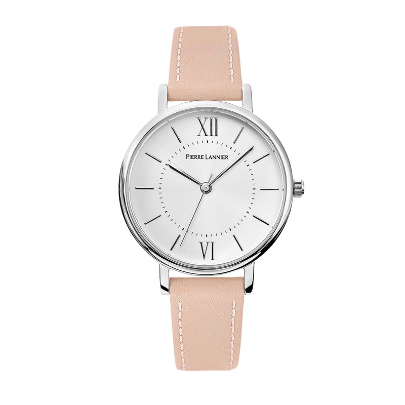 Montre Pierre Lannier Femme cuir rose 089J615