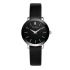 Montre Pierre  Lannier femme bracelet cuir noir 019K633