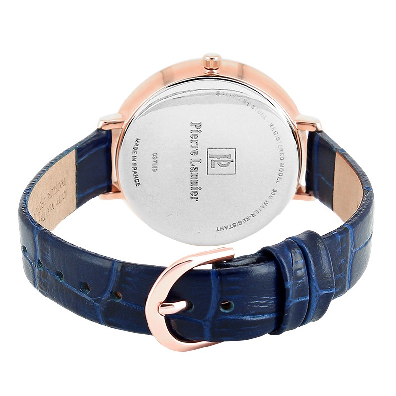 Montre Femme Pierre LANNIER ELEGANCE CRISTAL bleue 097M966