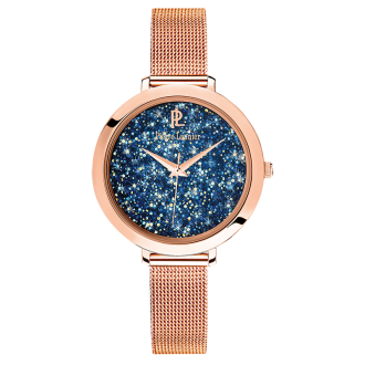 Montre Femme Pierre LANNIER ELEGANCE CRISTAL dorée rose 097M968