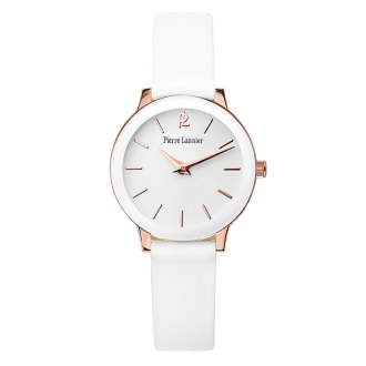 Montre Pierre Lannier Week-end Ligne Pure blanche 023K900