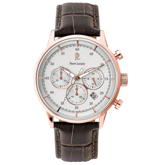 Montre homme Pierre Lannier Elegance Chrono marron 225D404