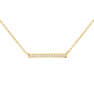 Collier CARADOR Femme or jaune 375/000e ligne