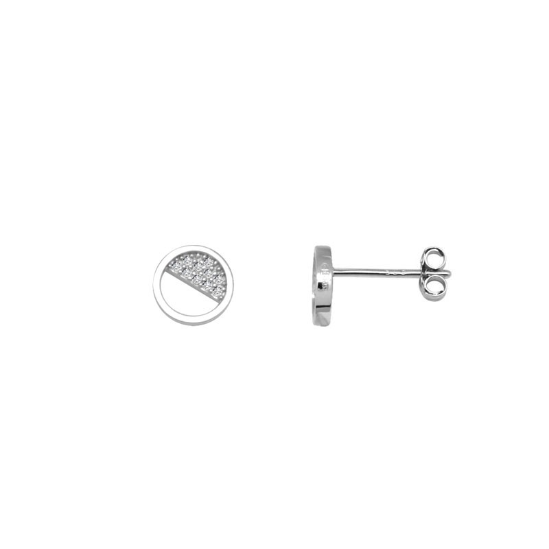 Boucles d'oreilles Femme Silver Pop cercle argent 925/000