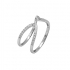 Bague Femme Silver Pop ouverte argent 925/000 et oxydes de zirconium