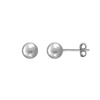 Boucles d'oreilles Carador boule 6 mm en argent 925/000