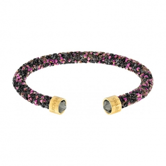 Bracelet jonc Swarovski Crystaldust multicolore et plaqué or 5380087