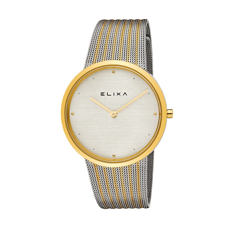 Montre Femme Elixa Beauty dorée et argentée E122-L498