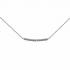 Collier Carador Ligne Argent 925/000e et oxydes de zirconium