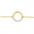 Bracelet Femme Atelier 17 Bulle bicolore or 375/000 et diamants