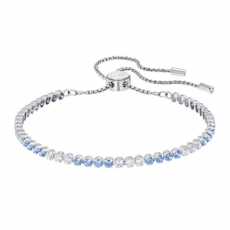 Bracelet Swarovski Subtel argenté bleu 5253276