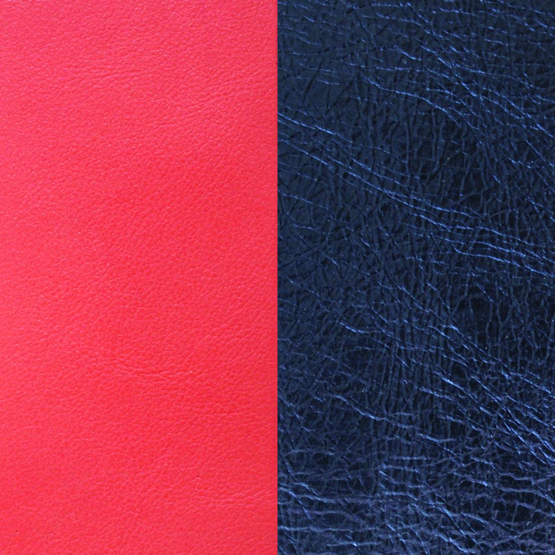 Cuir pour manchette 25 mm Les Georgettes Corail/Marine métallisé 702755199BG000