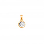 Pendentif Carador Or jaune 375/000e et zircons CPC-5R Pendentif Carador Or jaune 375/000e et zircons CPC-5R