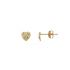 Boucles d'oreilles Carador or jaune 375/000e FE2119