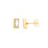 Boucles d'oreilles carador Or jaune femme forme rectangle PCI-36