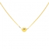 Collier Carador Or jaune motif rond 012KVDF829