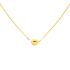 Collier Carador Or jaune motif rond 012KVDF829